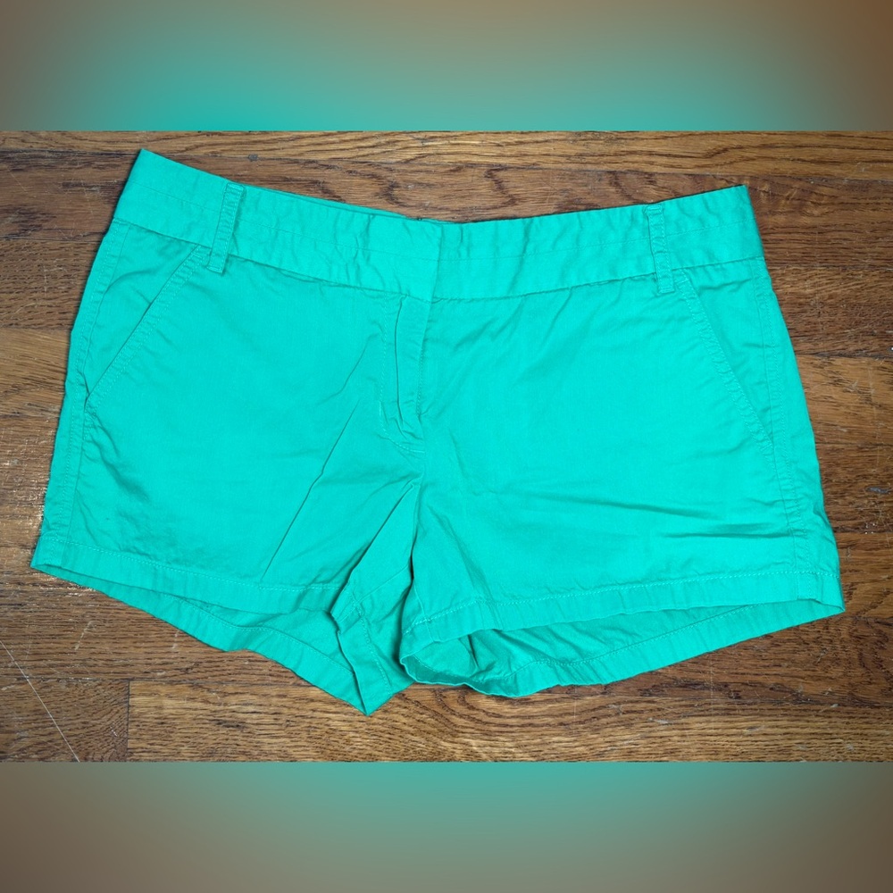 J.Crew Factory Green Chino Shorts